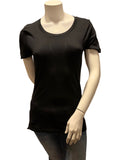 Women's Brand Addax Black T-Shirt