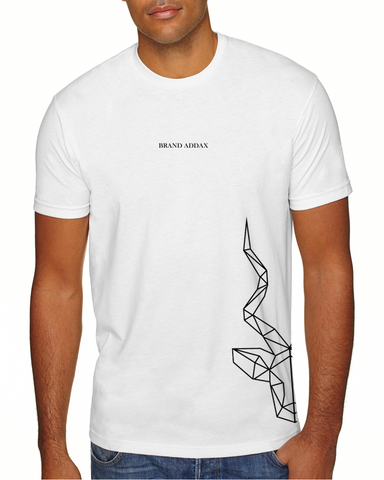 Men's Brand Addax White T-Shirt